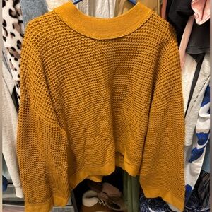 Pink Lily mustard/tan sweater